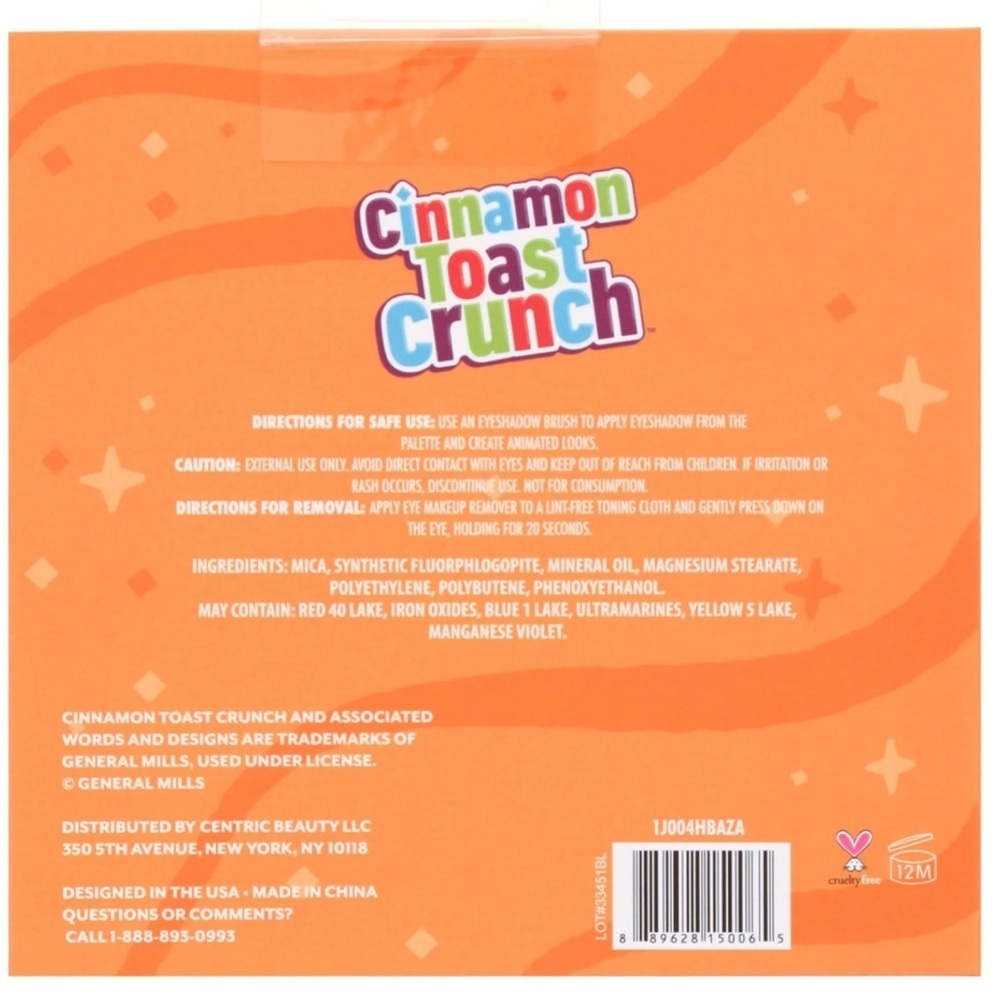 Cinnamon Toast Crunch Eyeshadow Palette - Vibrant Colors - Picture 3 of 5